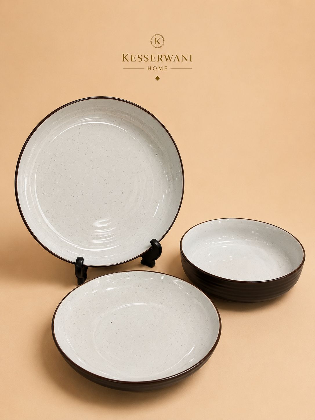 Rustic Stone 18-Piece Dinner Set