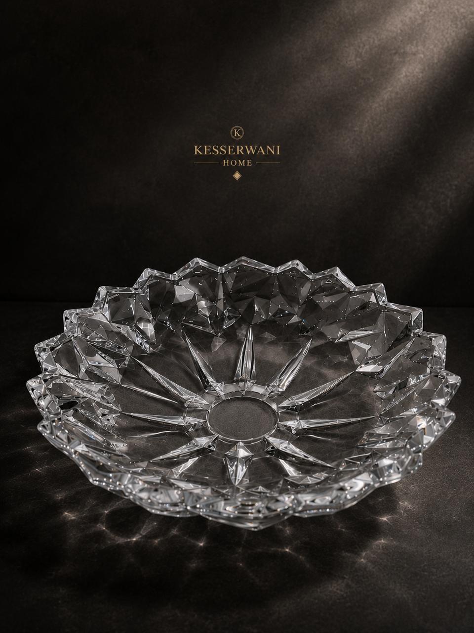 Crystal Bloom Serving Bowl