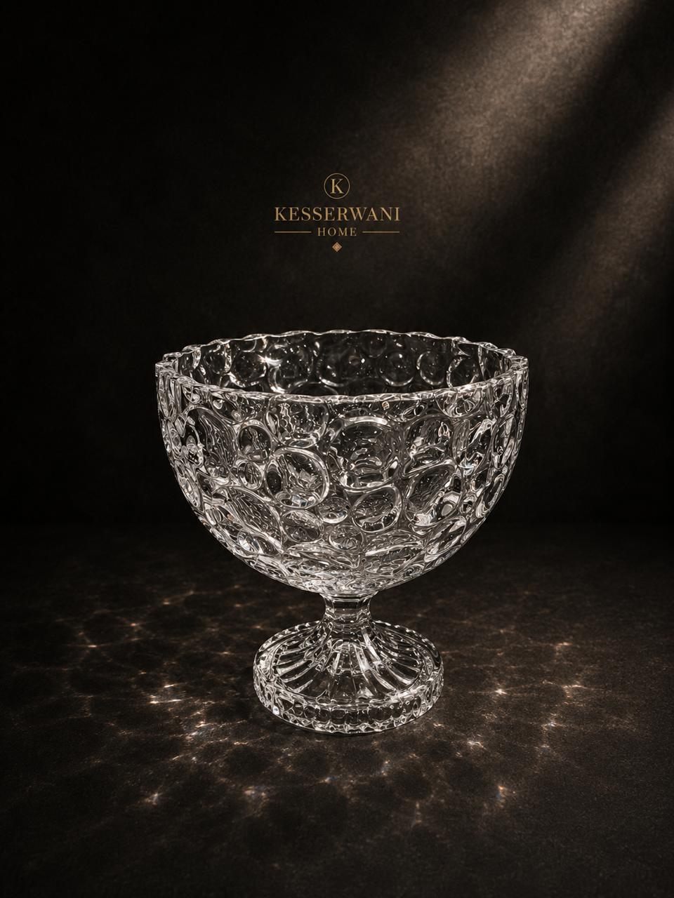 Crystal Elegance Pedestal Bowl