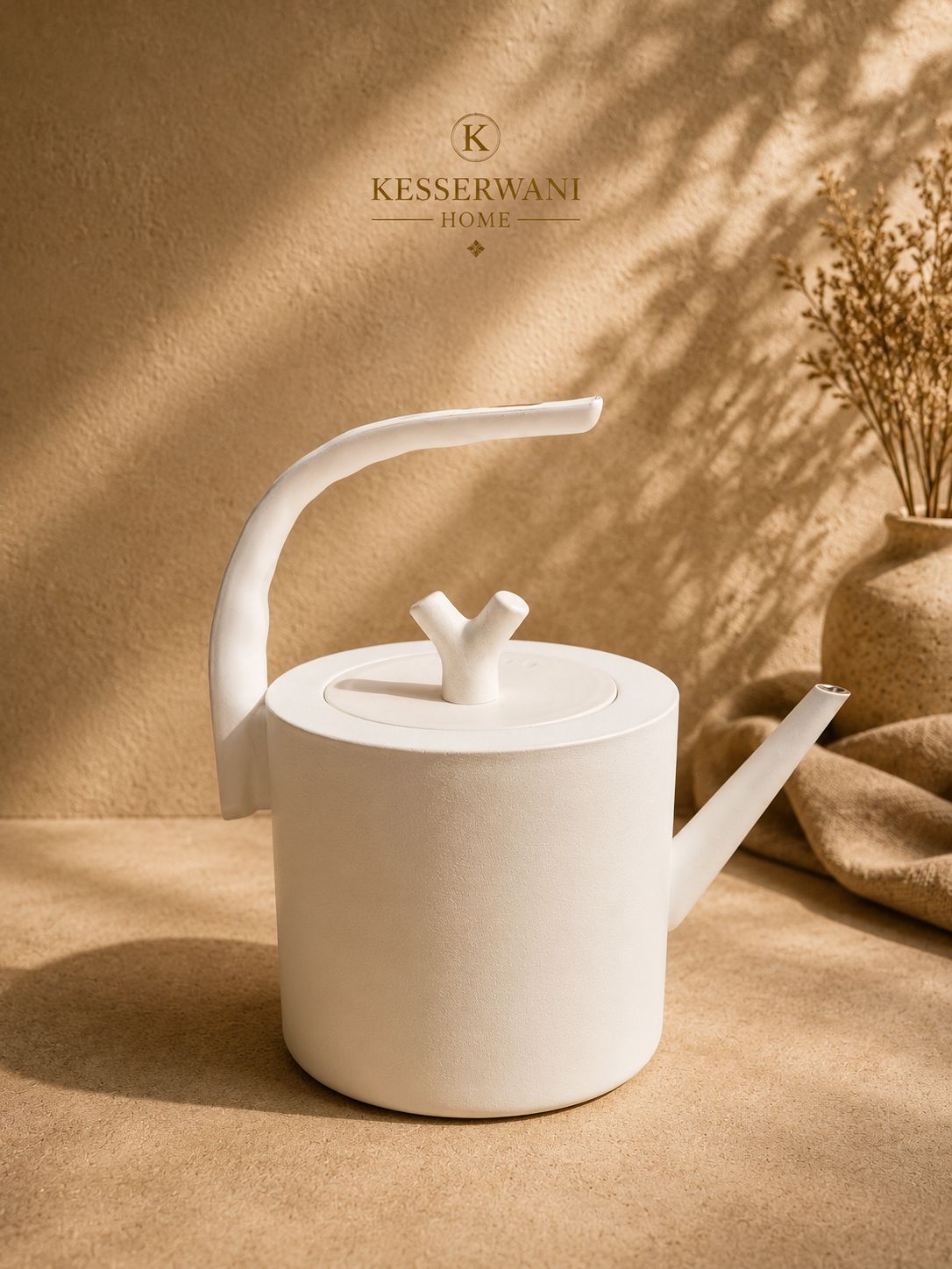 Nordic White Teapot