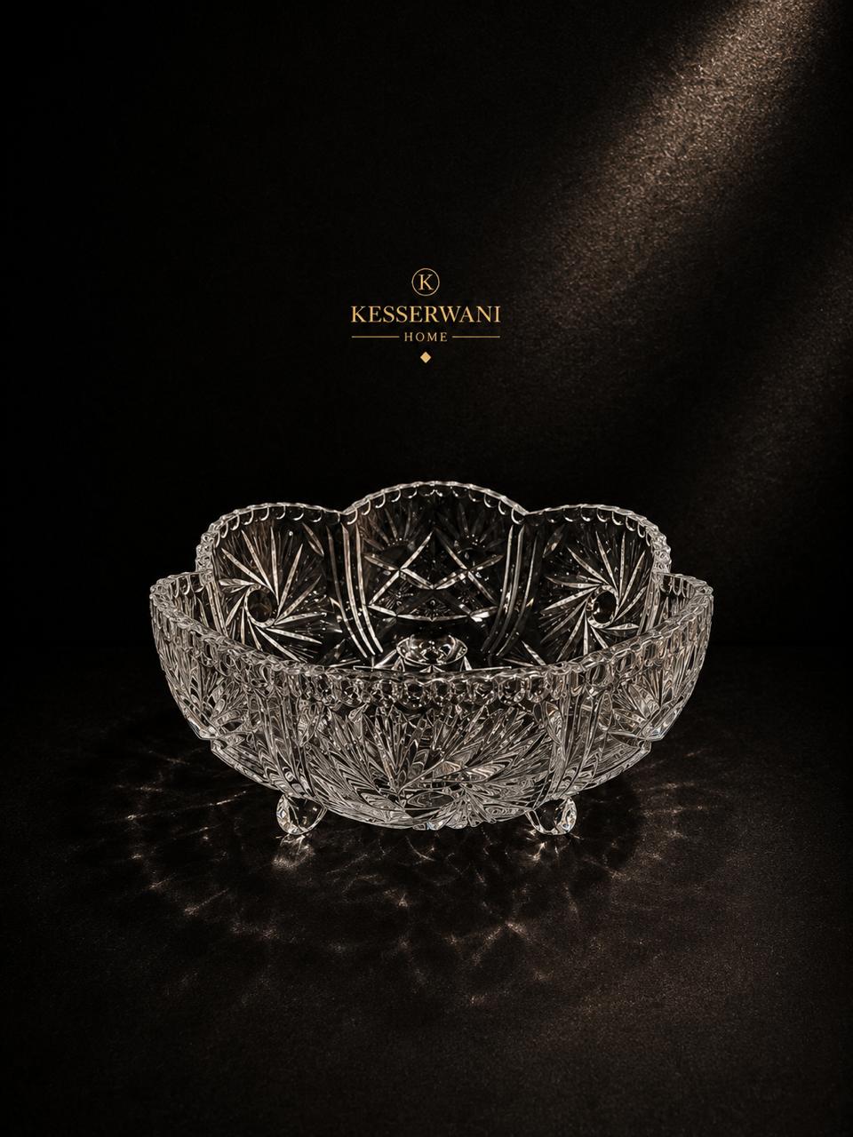 Imperial Footed Crystal Bowl