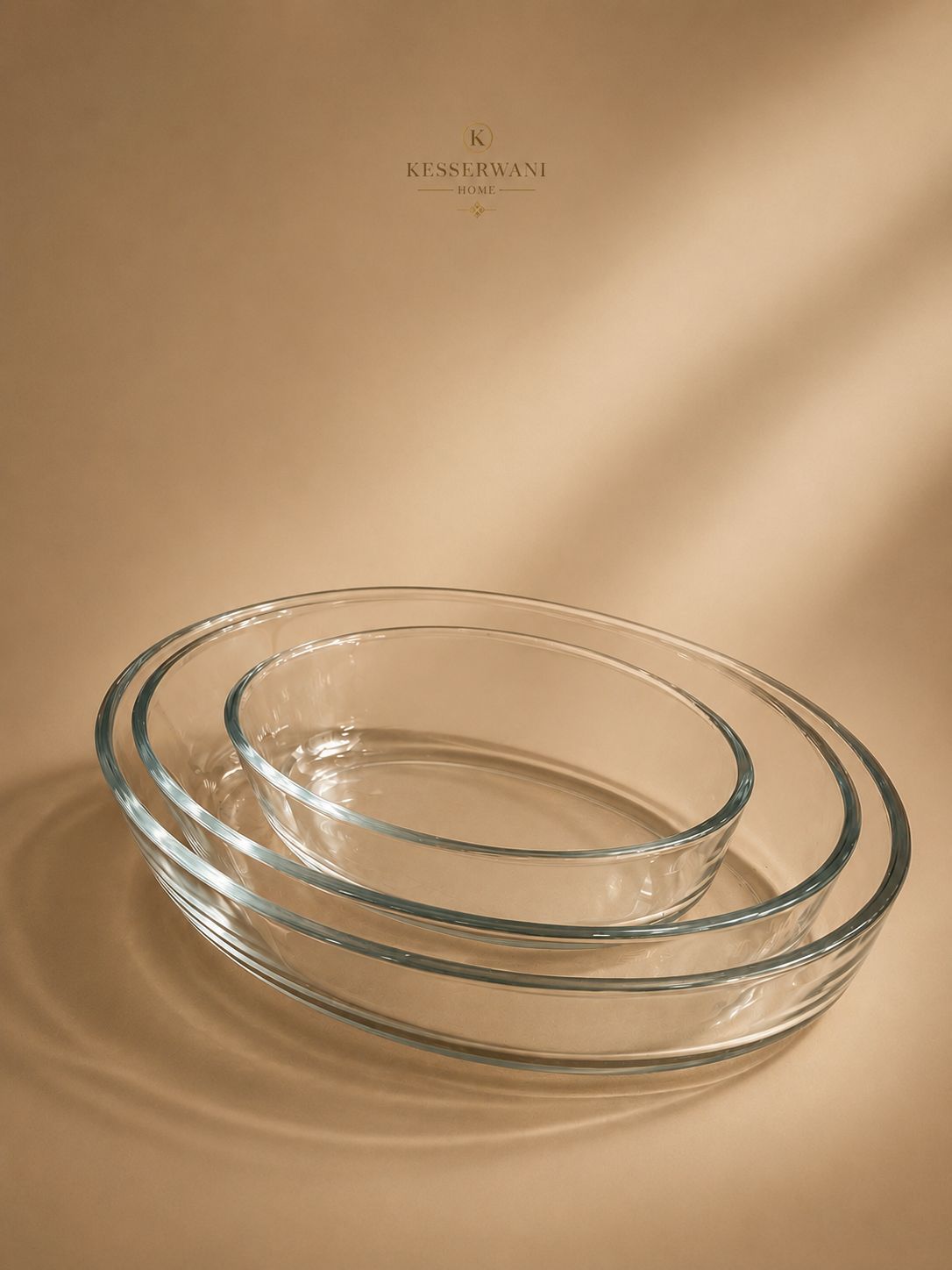 Borosilicate Glass Baking Dish Set – 3PCS