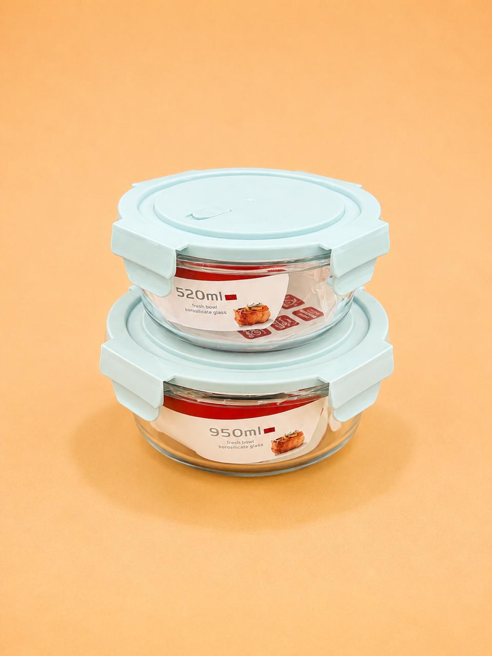 Round Glass Food Storage Container