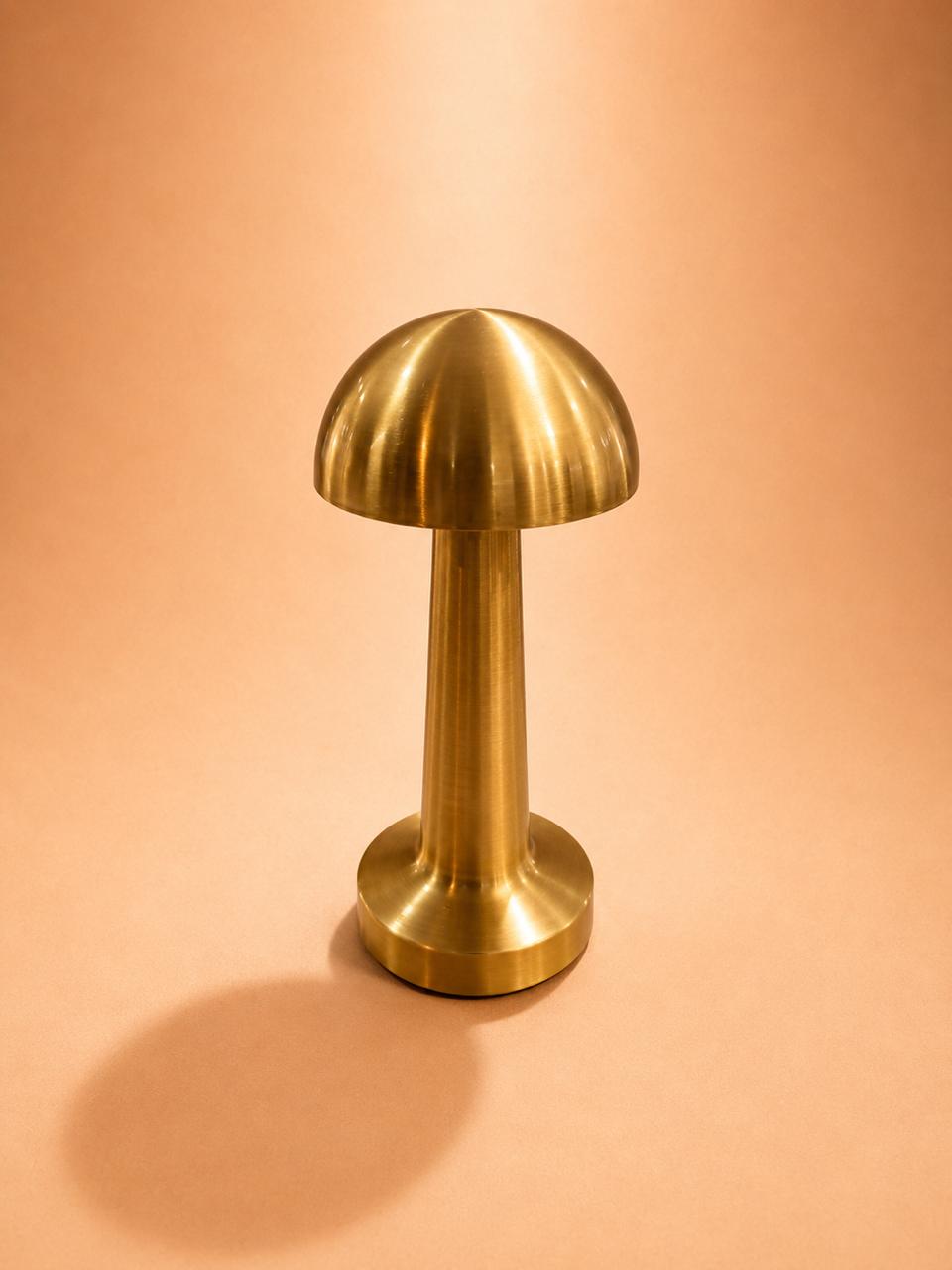 Modern Gold Mushroom Table Lamp