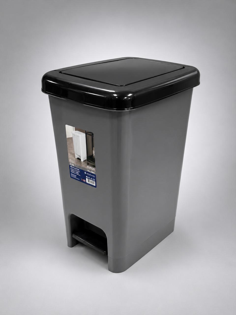 60L Pedal Plastic Bin