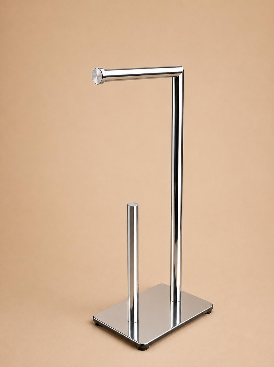 Chrome Freestanding Toilet Paper Holder
