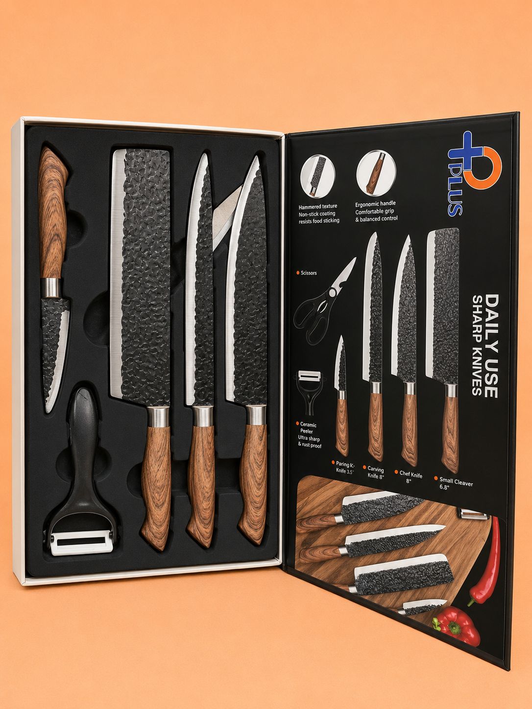 6-Piece Kitchen Knife Set