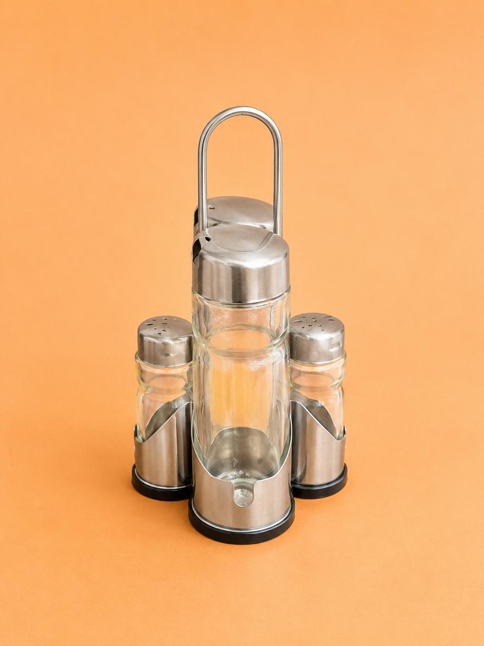Stainless Steel Condiment Set