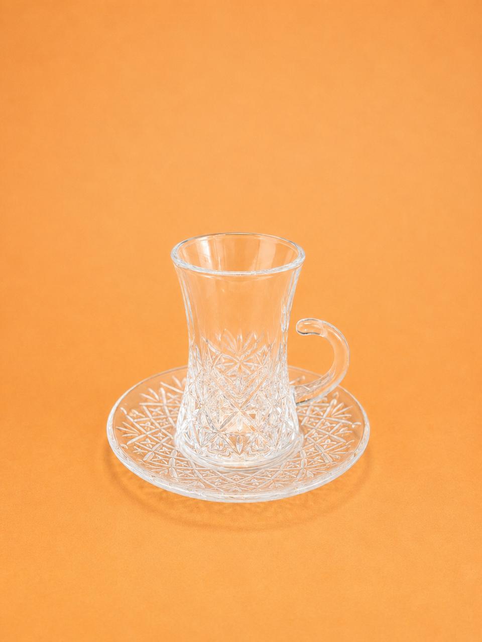 Tea Cup & Saucer Set – 6x6 (120 ml)