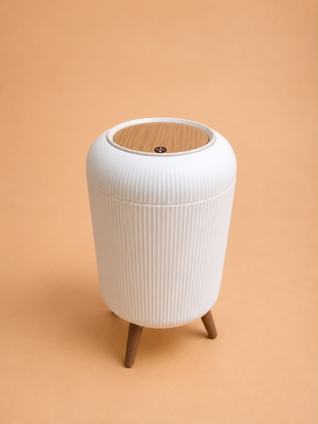modern trash bin