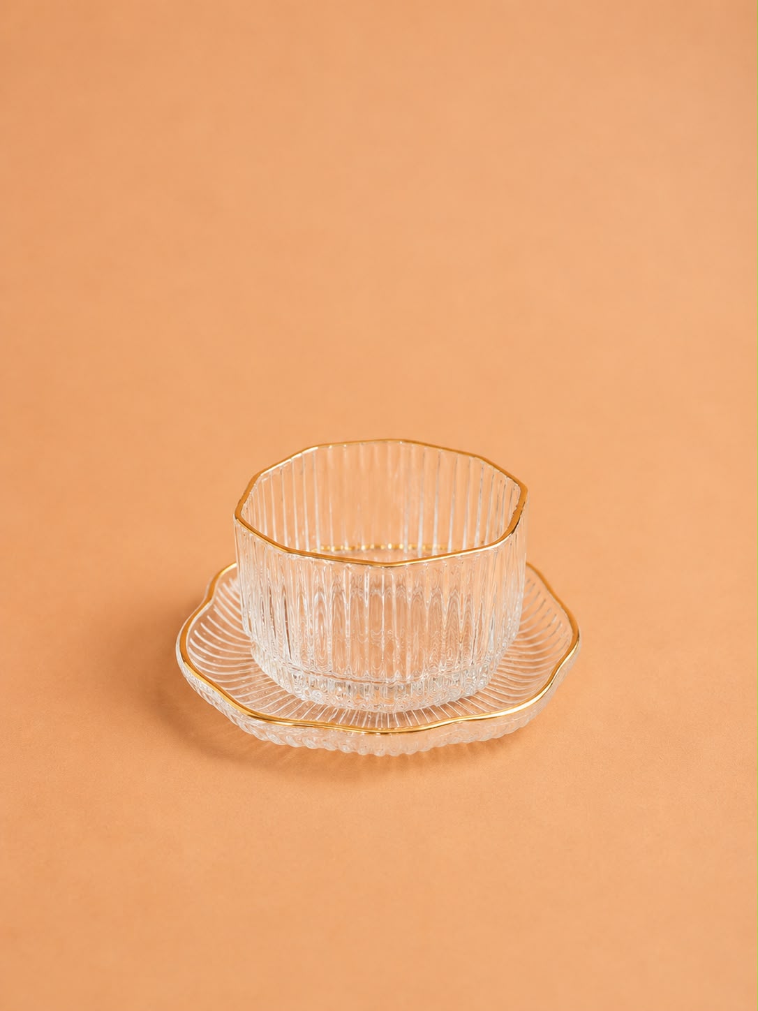 Gold Rim Meghle 6x6 Pcs Bowl Set