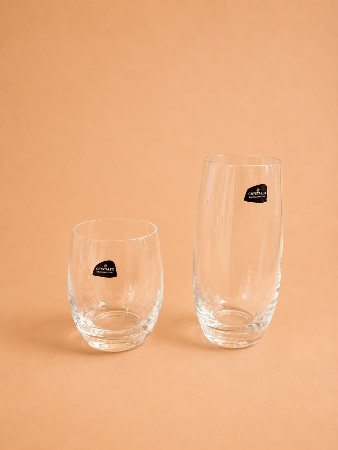 Crystal Bohemia Glass 6pcs 300ml & 350ml
