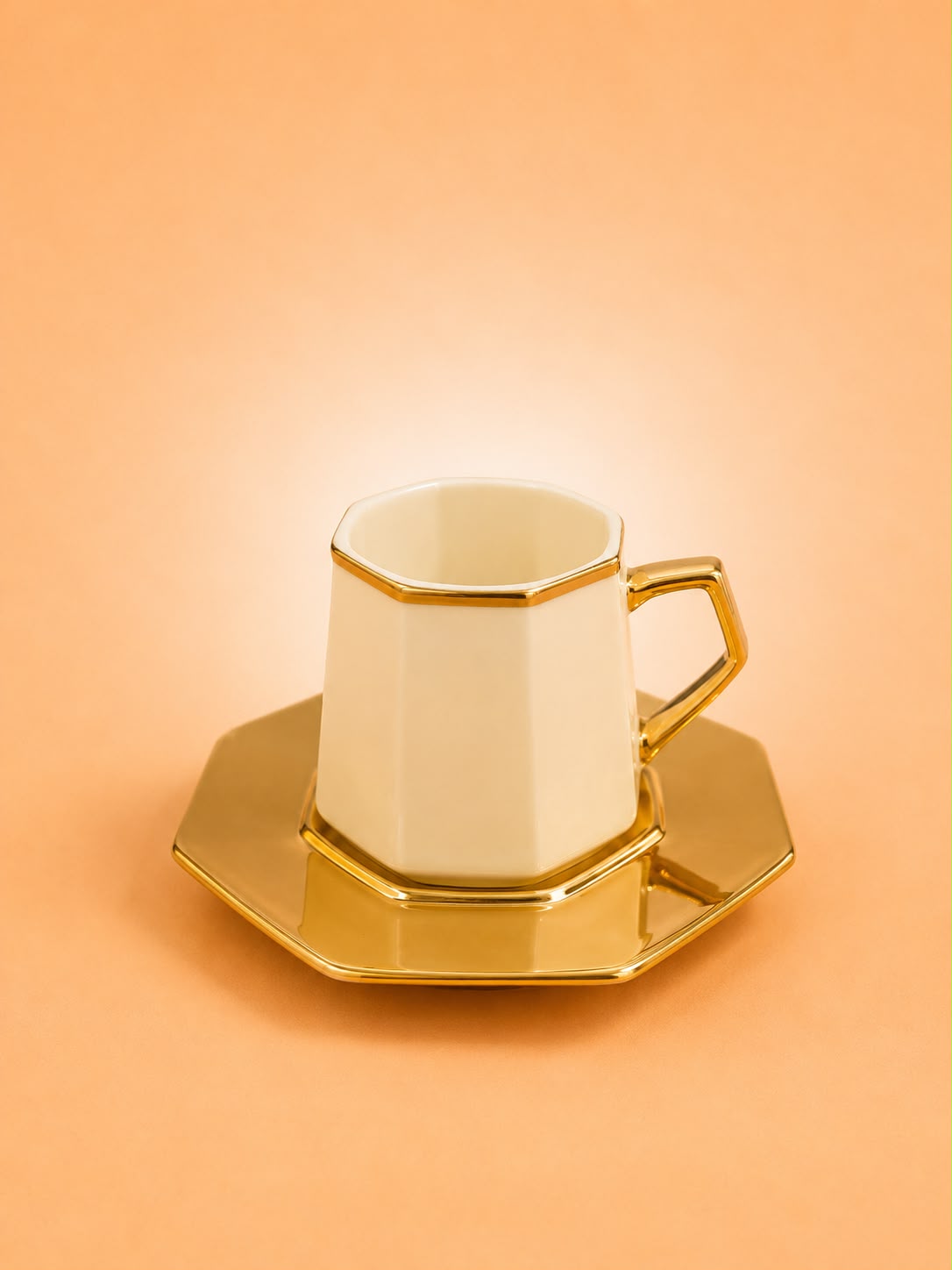 6x6 Coffee Cup & Saucer Set