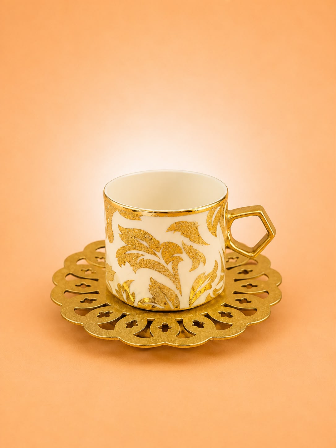6x6 Coffee Cup & Saucer Set
