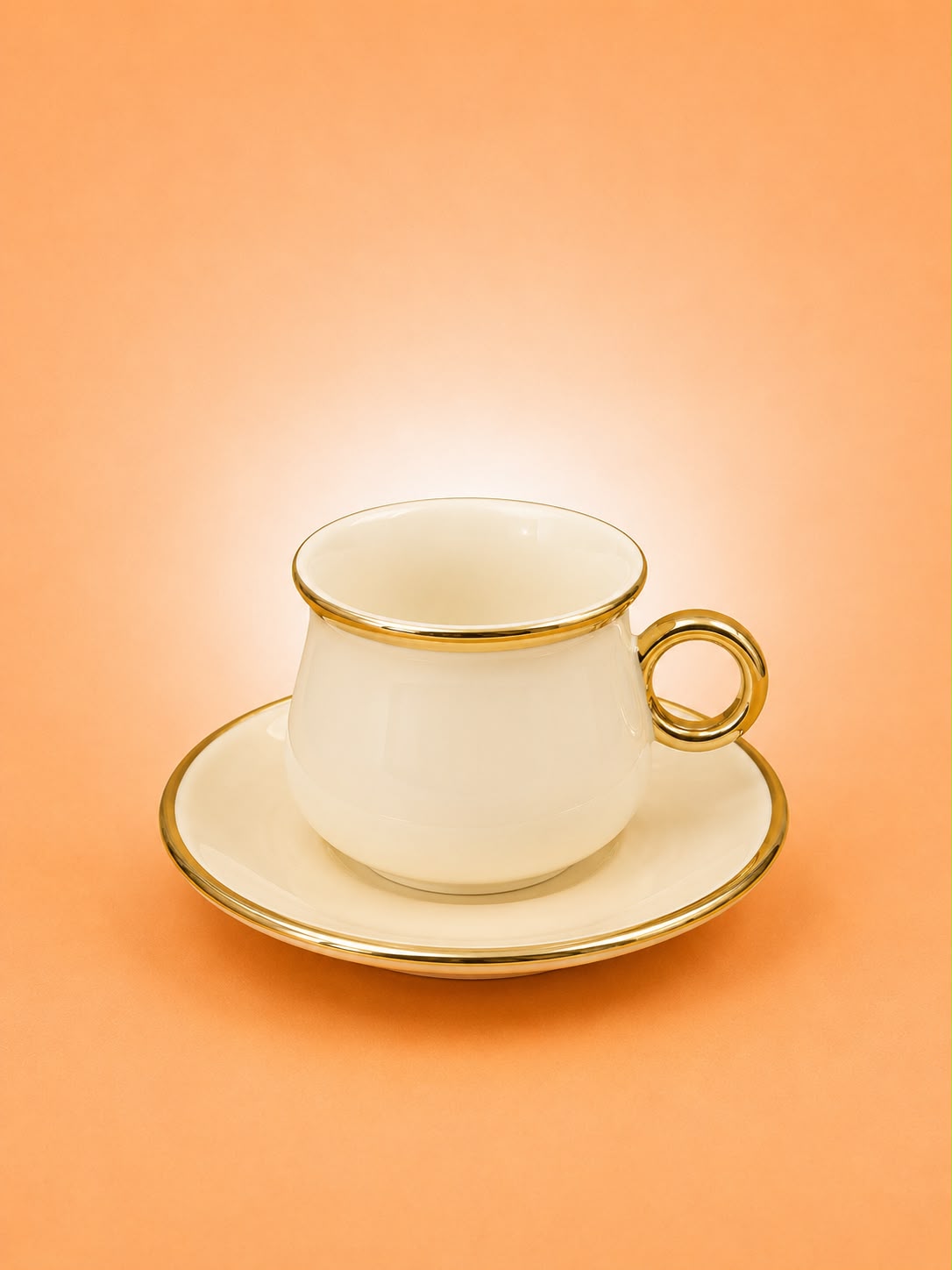 6x6 Coffee Cup & Saucer Set