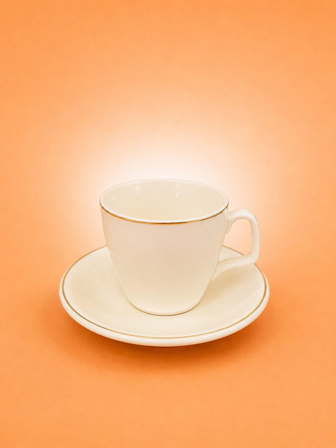 6x6 Coffee Cup & Saucer Set