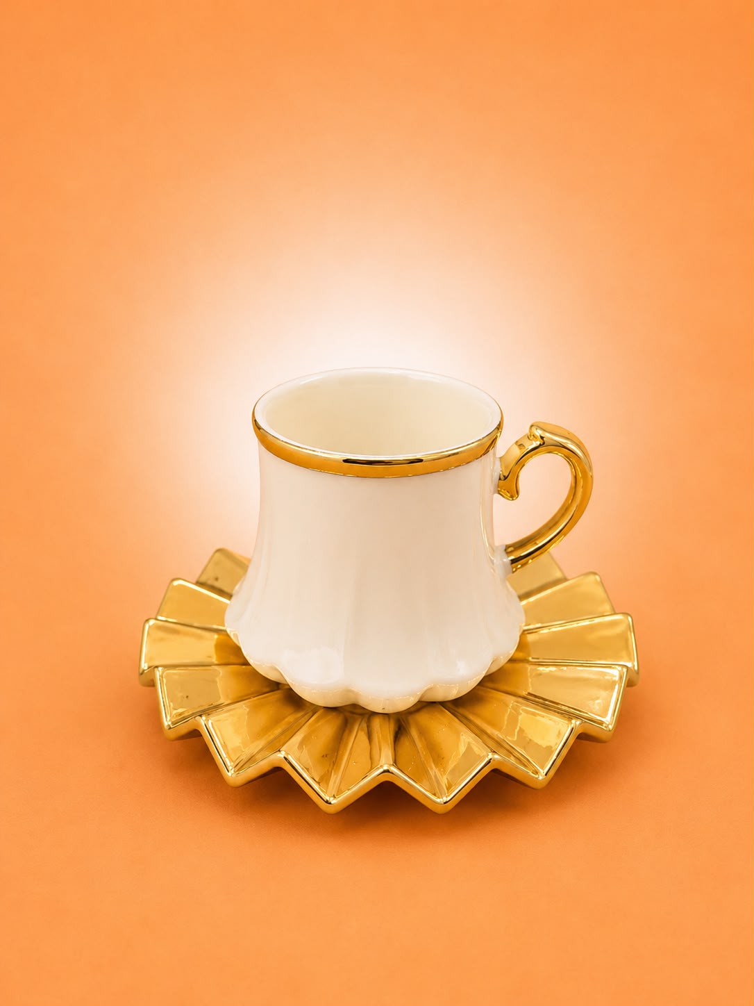 6x6 Coffee Cup & Saucer Set