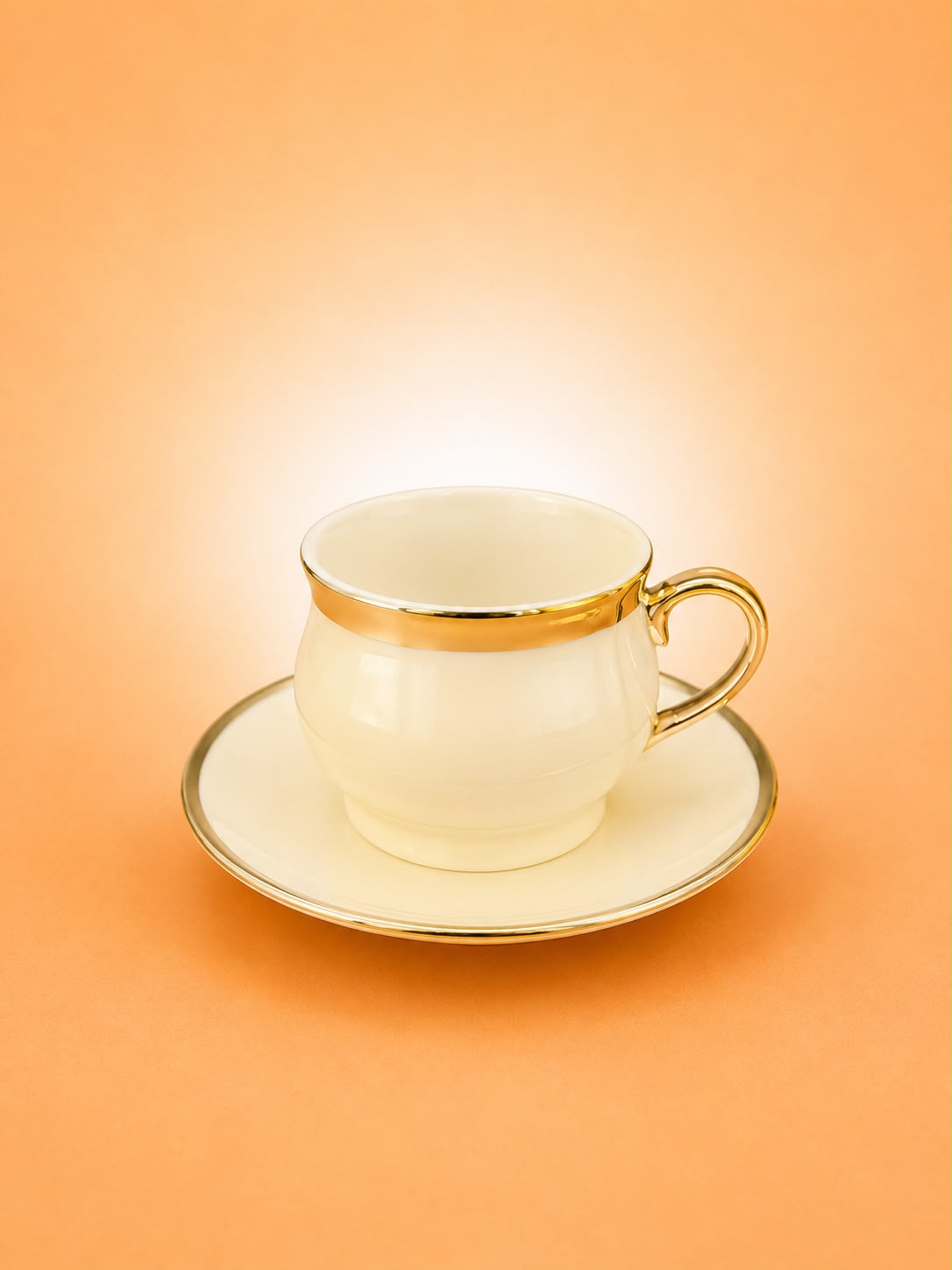 6x6 Coffee Cup & Saucer Set