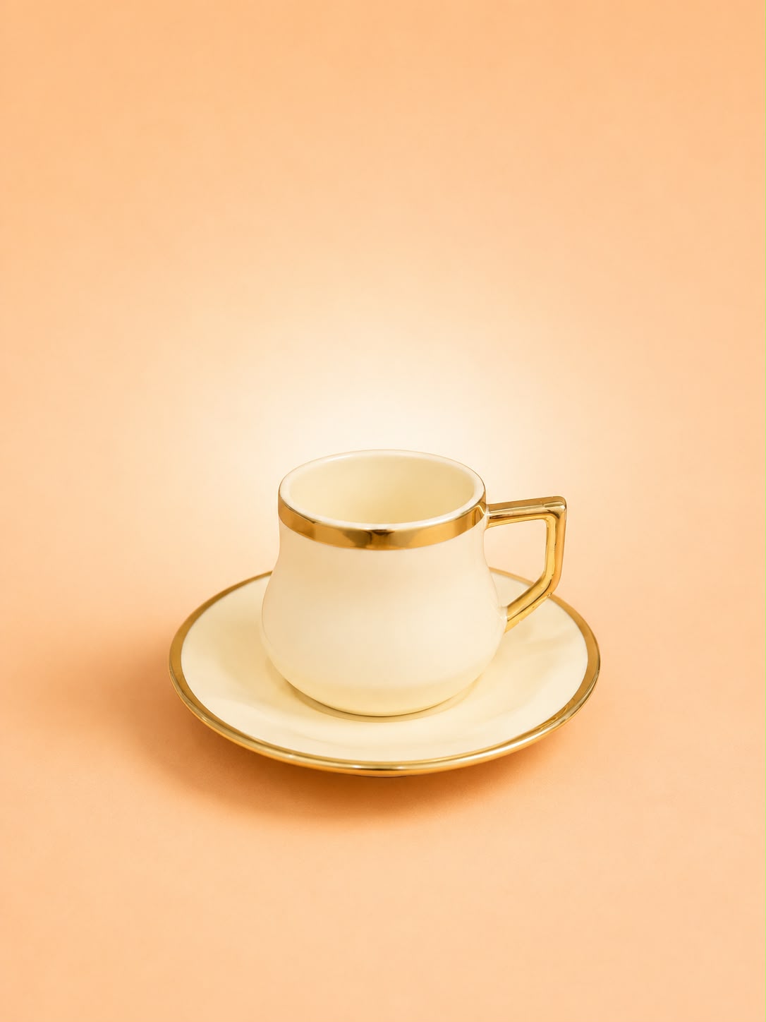 6x6 Coffee Cup & Saucer Set