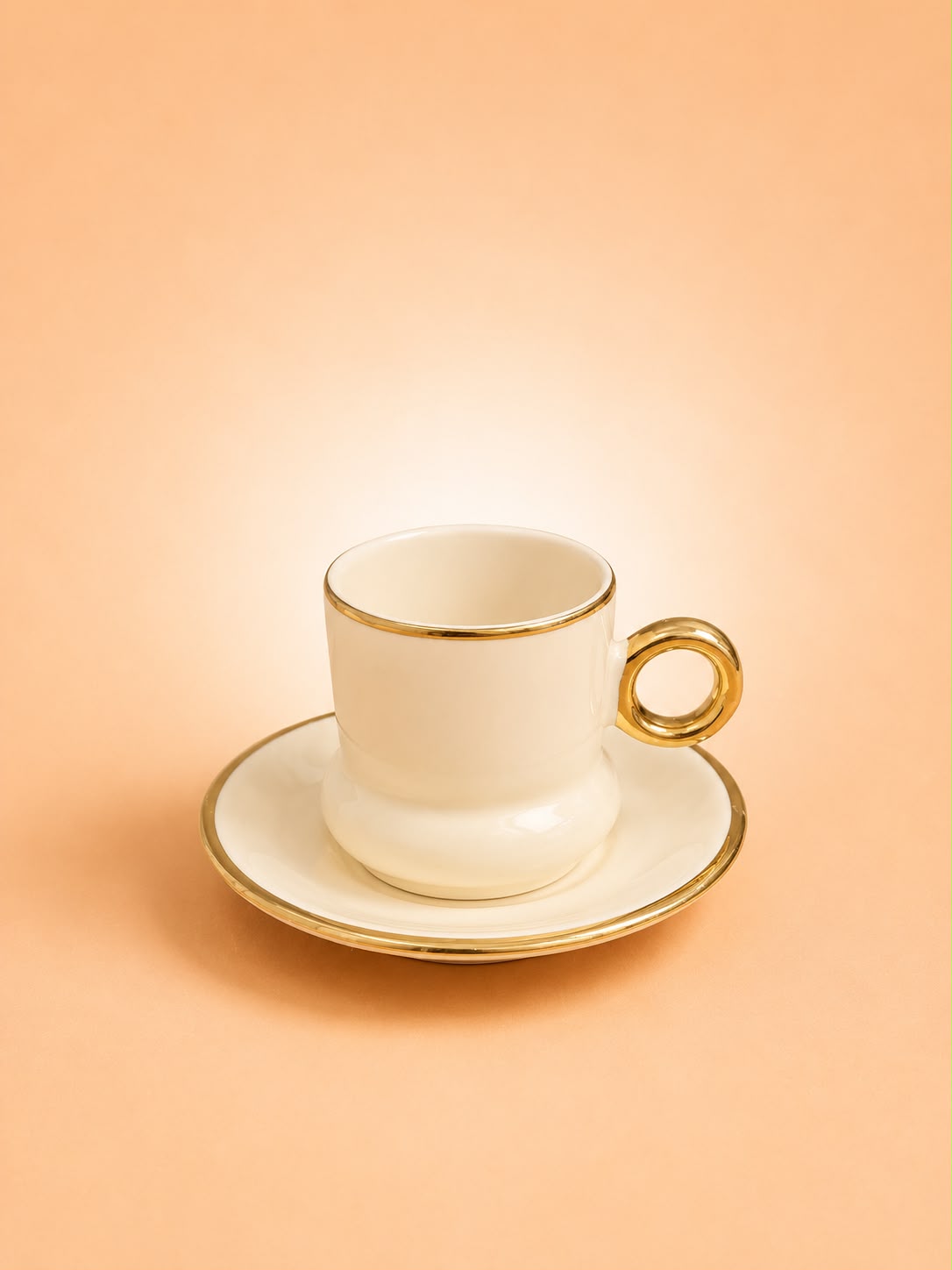 6x6 Coffee Cup & Saucer Set