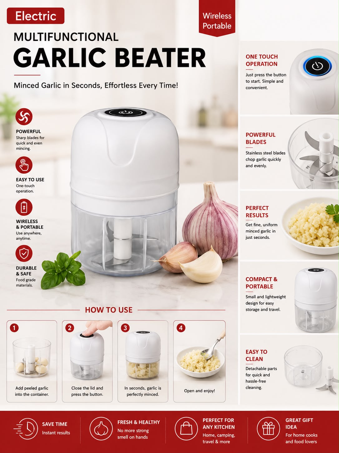 Electric Garlic Chopper
