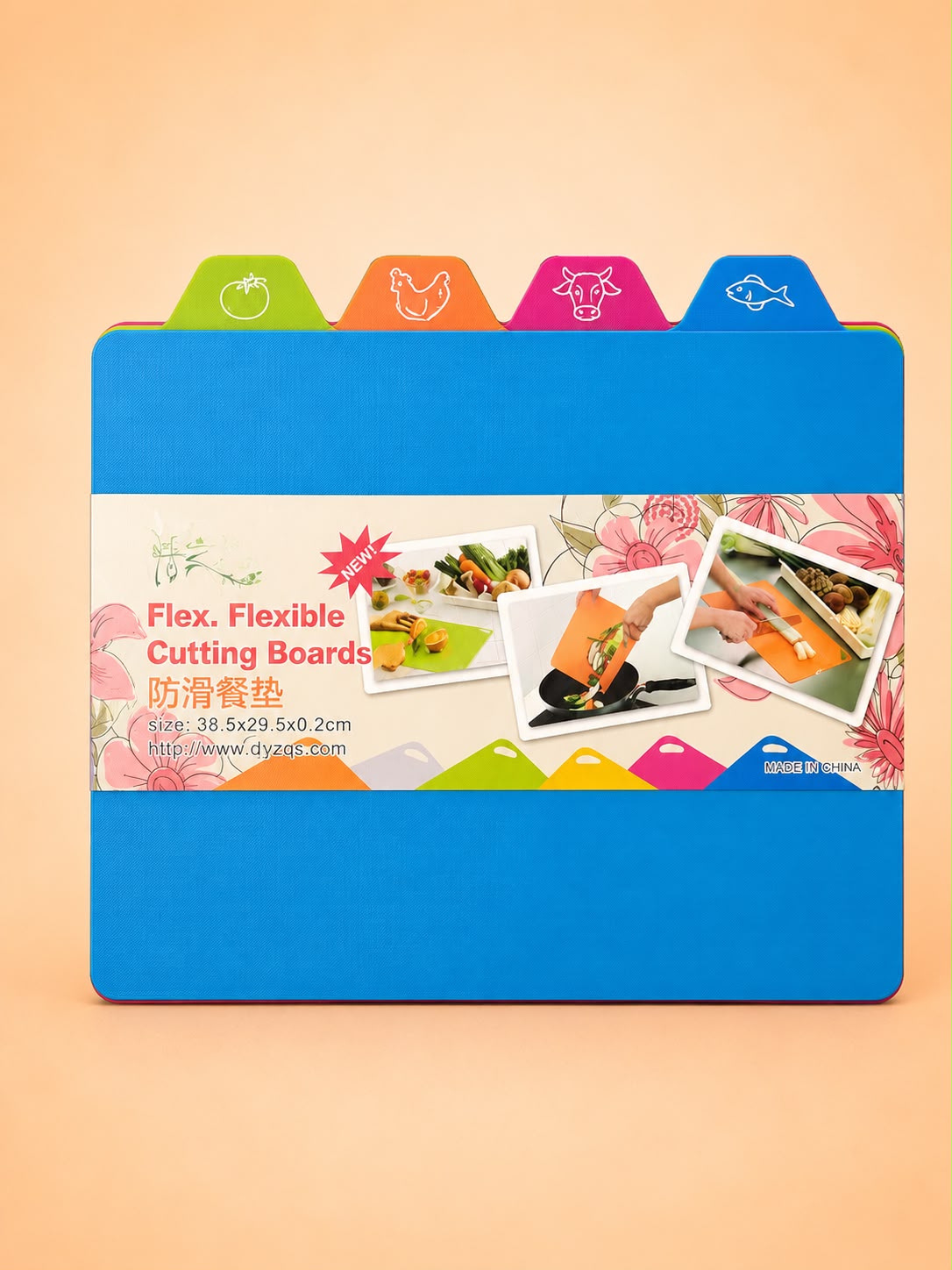 Flexible Cutting Board Set (4 Pcs)