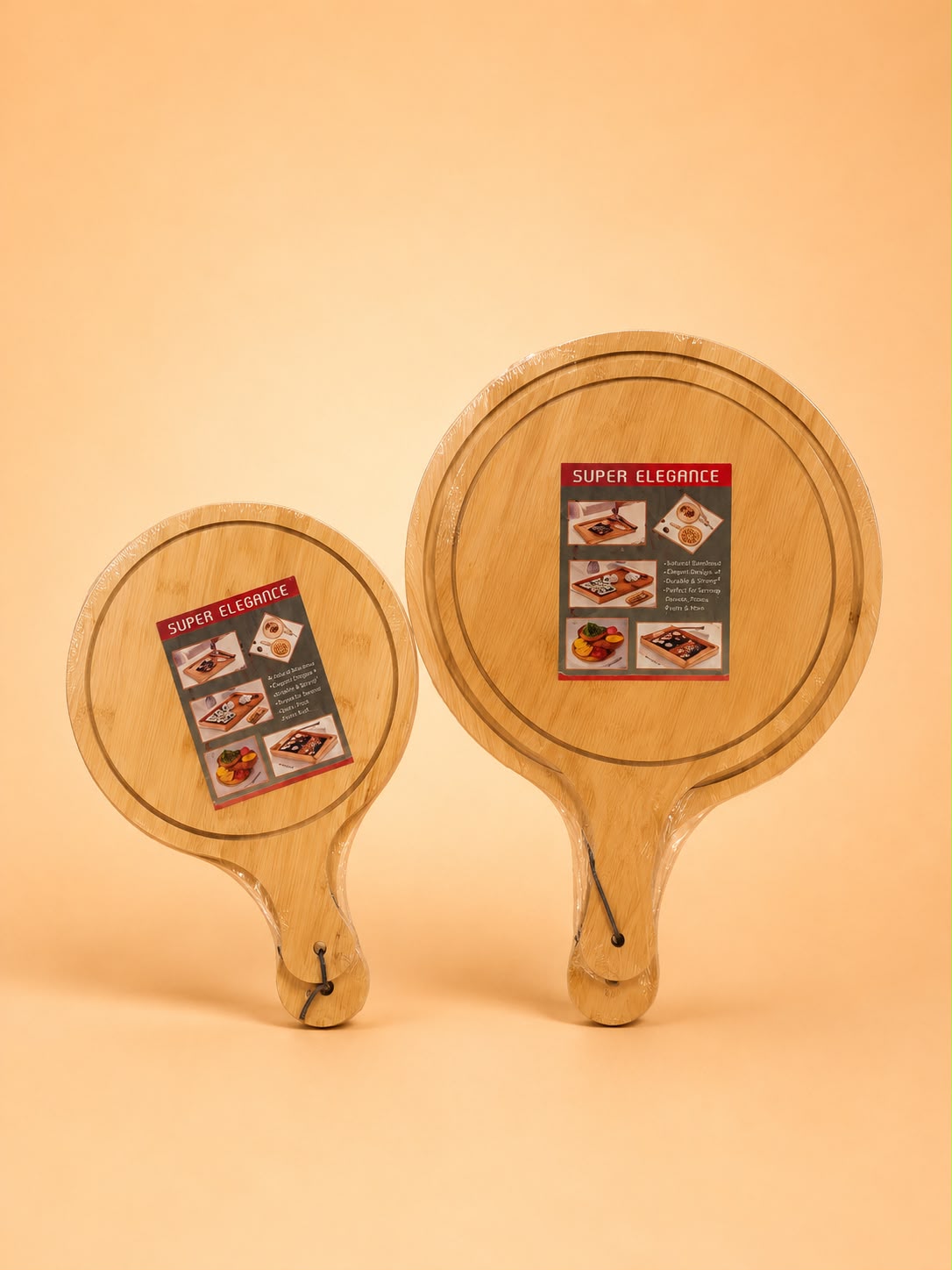 Round Bamboo Serving Board