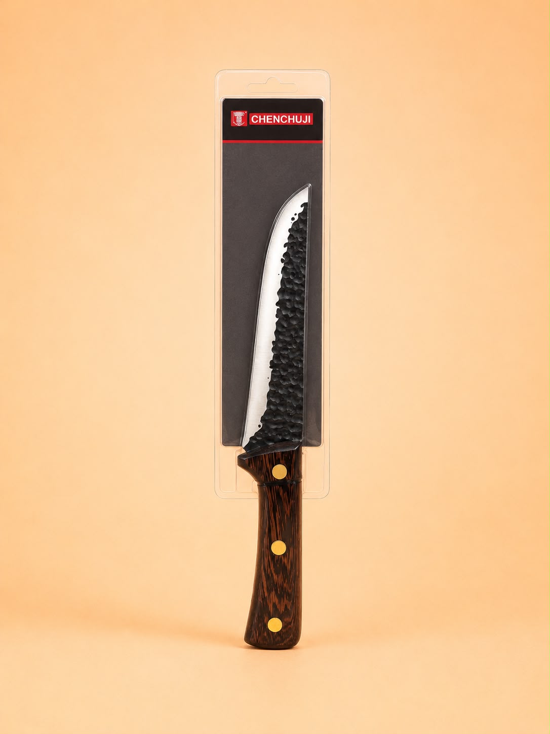 8-Inch Hammered Stainless Steel Kitchen Knife