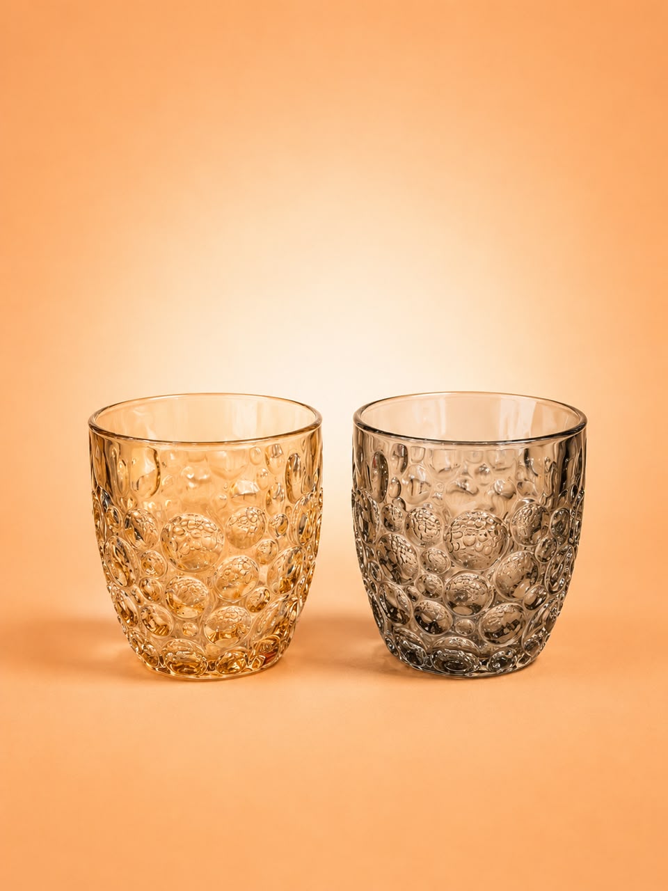6-Piece Glass Cup Set 340ml 2 Colors