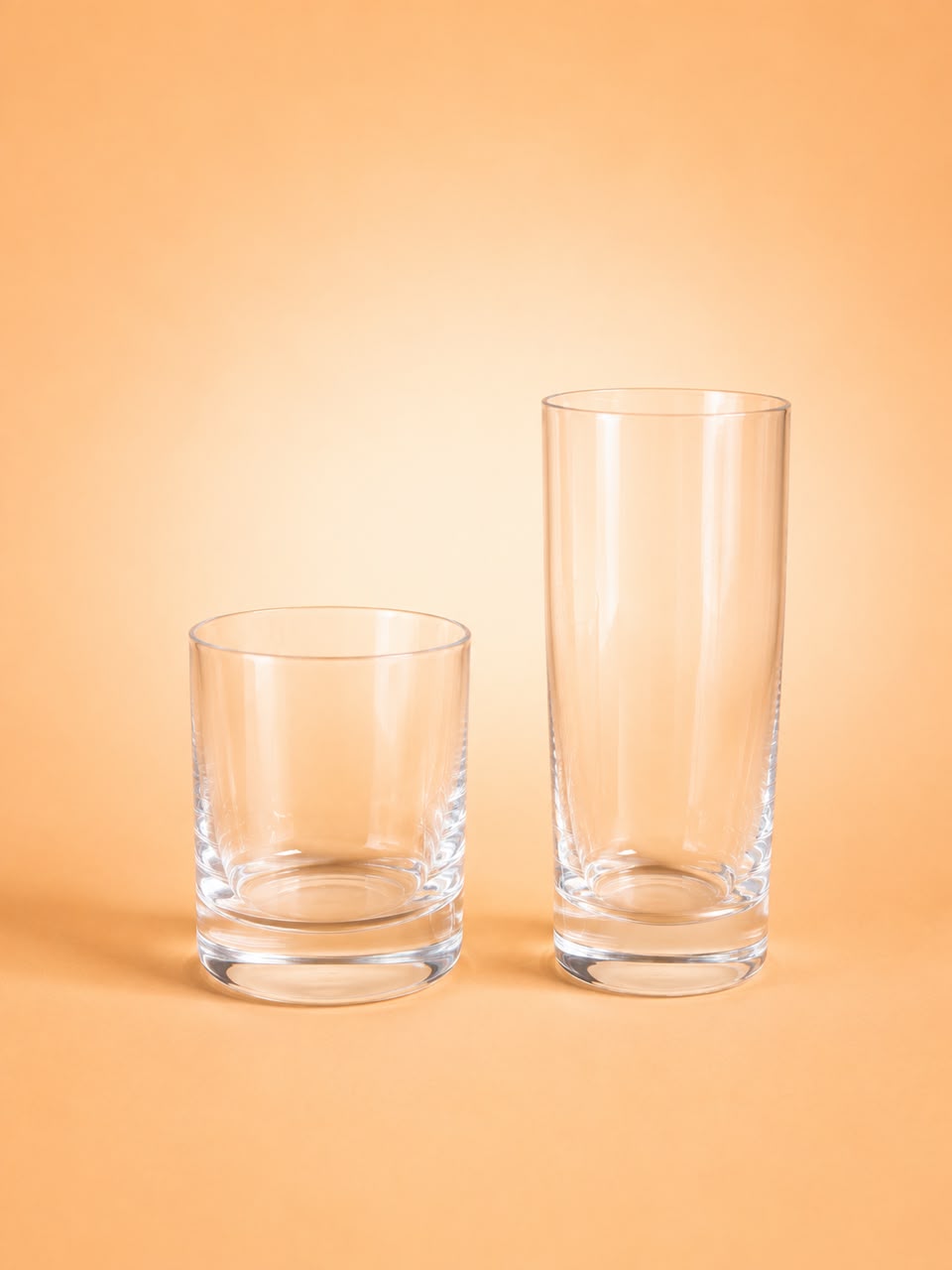 6-Piece Glass Cup Set 2 Sizes