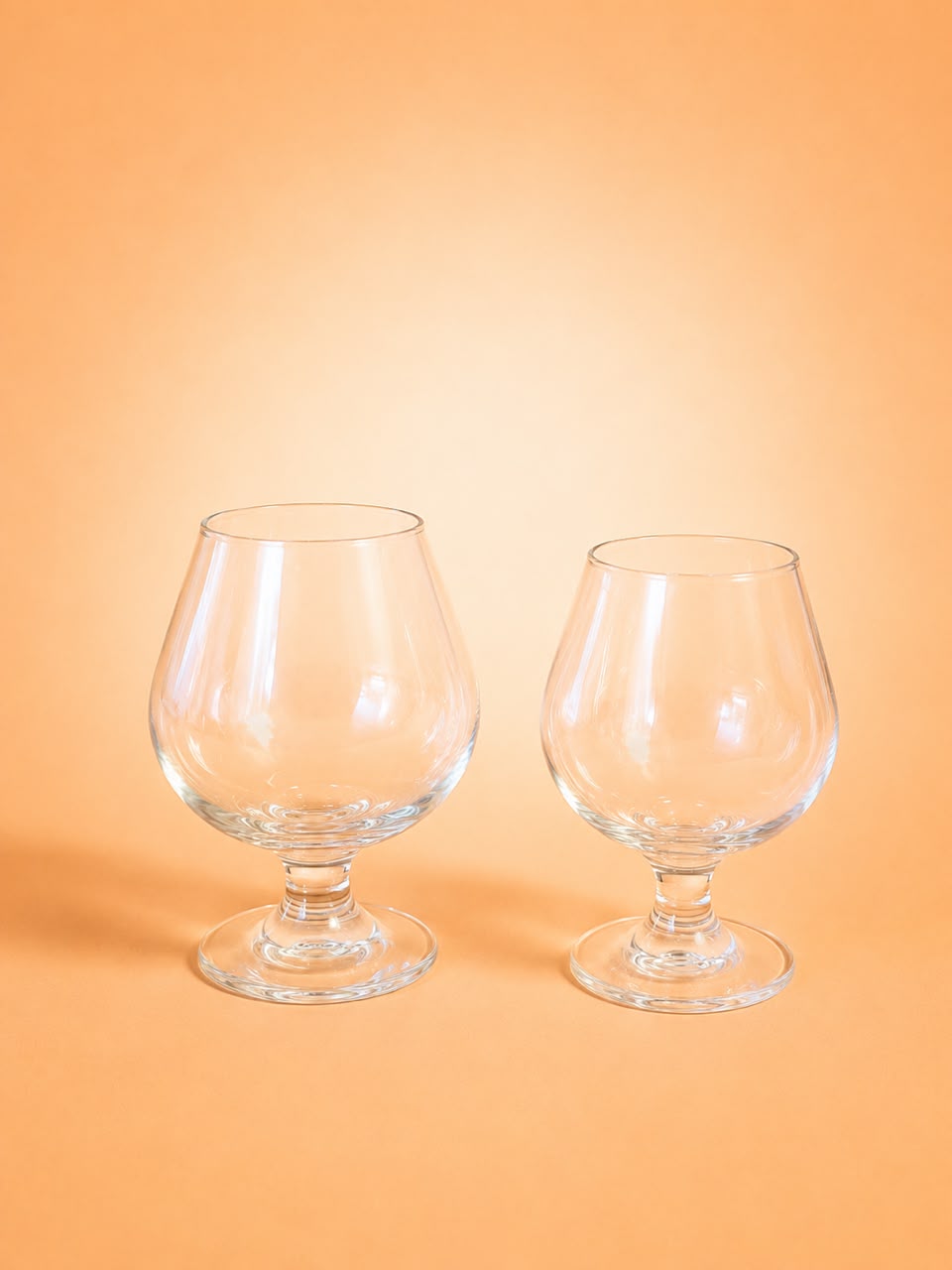 6-Piece Glass Cup Set 2 Sizes