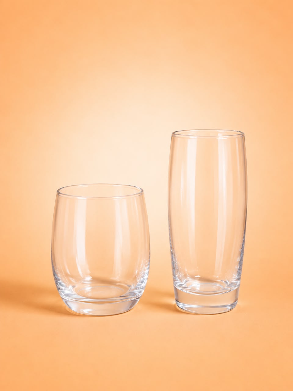 6-Piece Glass Cup Set 2 Sizes
