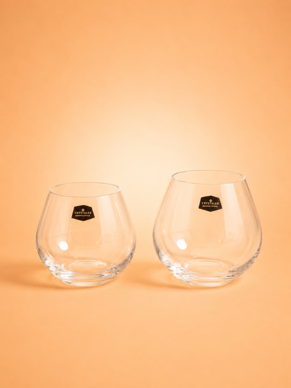 6-Piece Crystal Glass Set – Made in the Czech Republic 3 Sizes