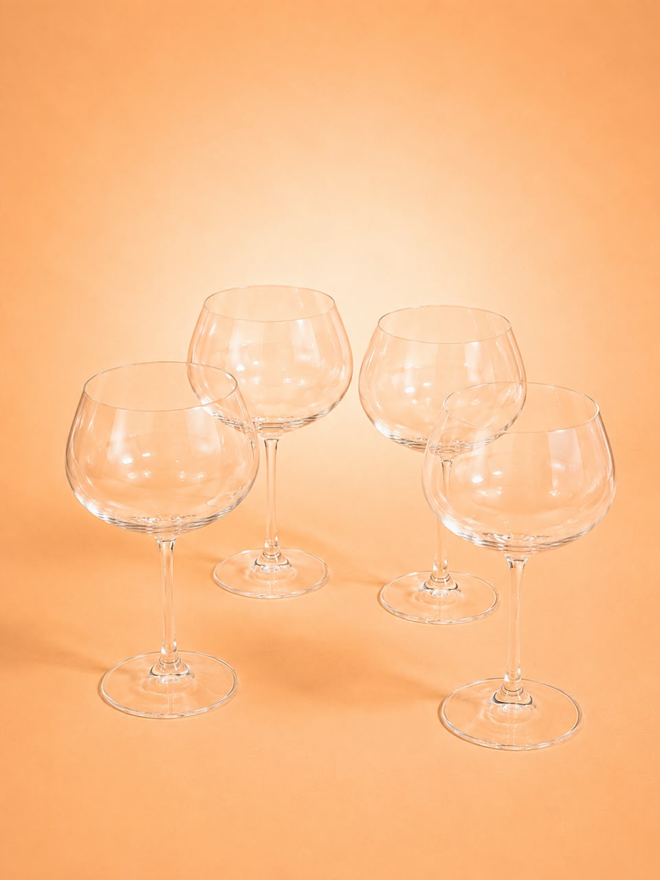 6-Piece Crystal Glass Set – Made in the Czech Republic 4 Sizes