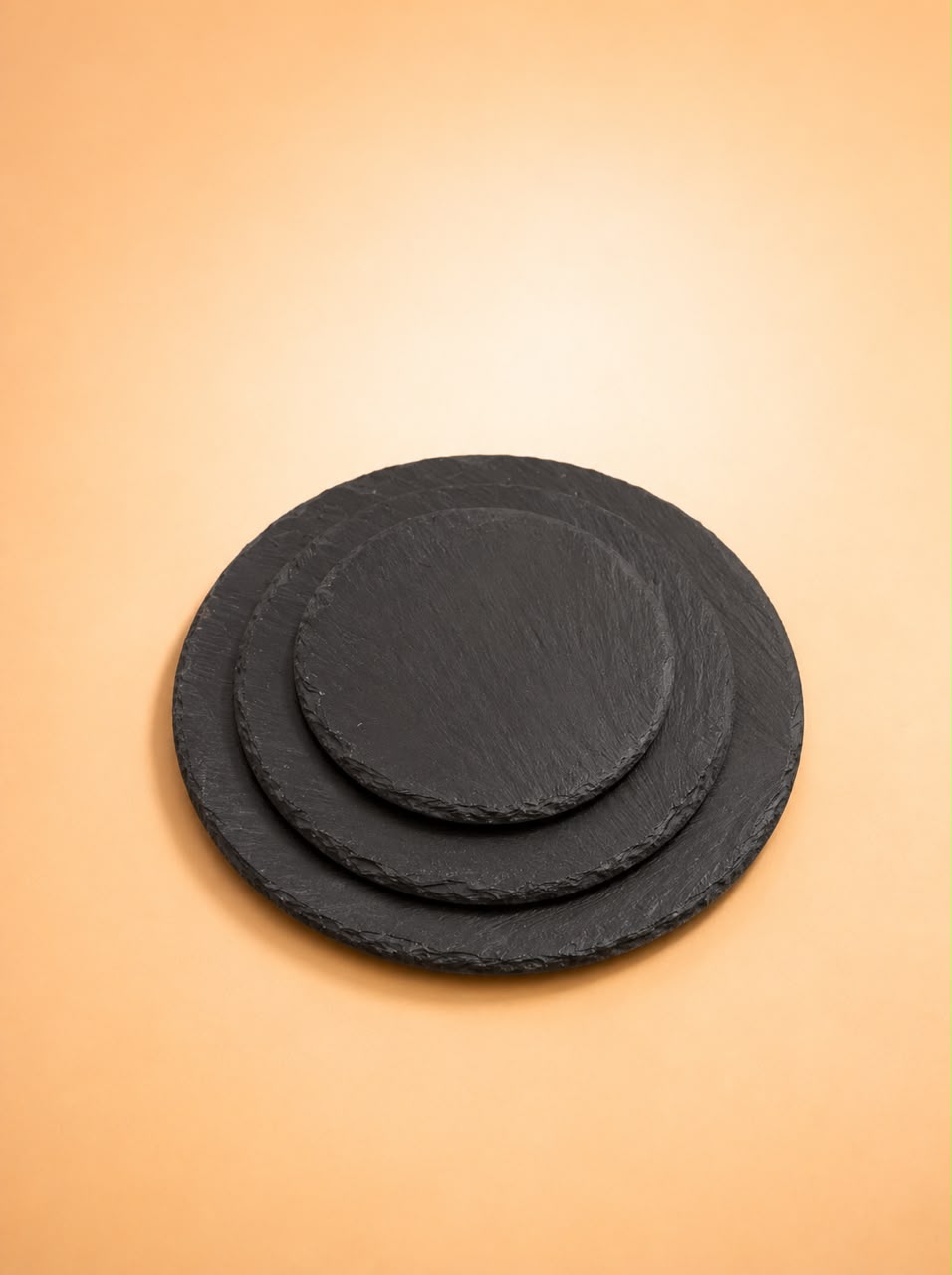 Round Natural Stone Serving Platters