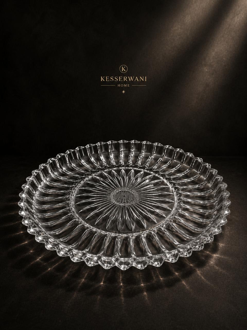 Royal Crystal Dessert Tray