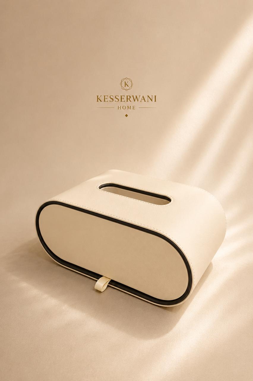 Ivory Curve Luxe Tissue Box