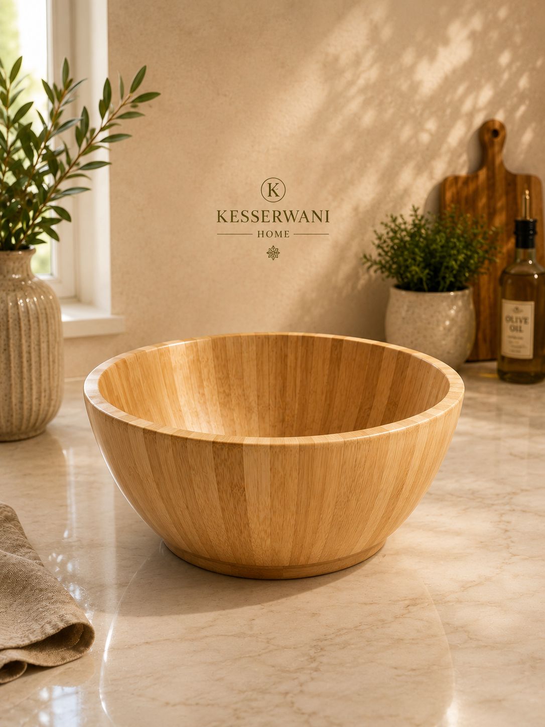 Bamboo Serving Bowl