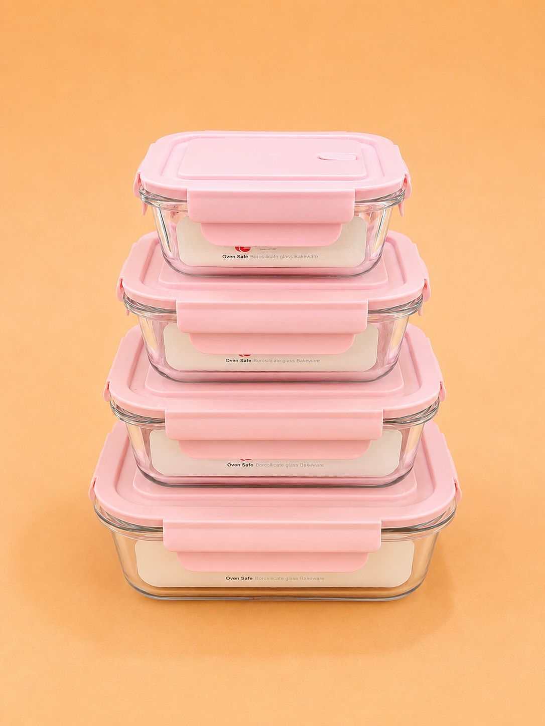 Premium Rectangular Glass Food Storage Container