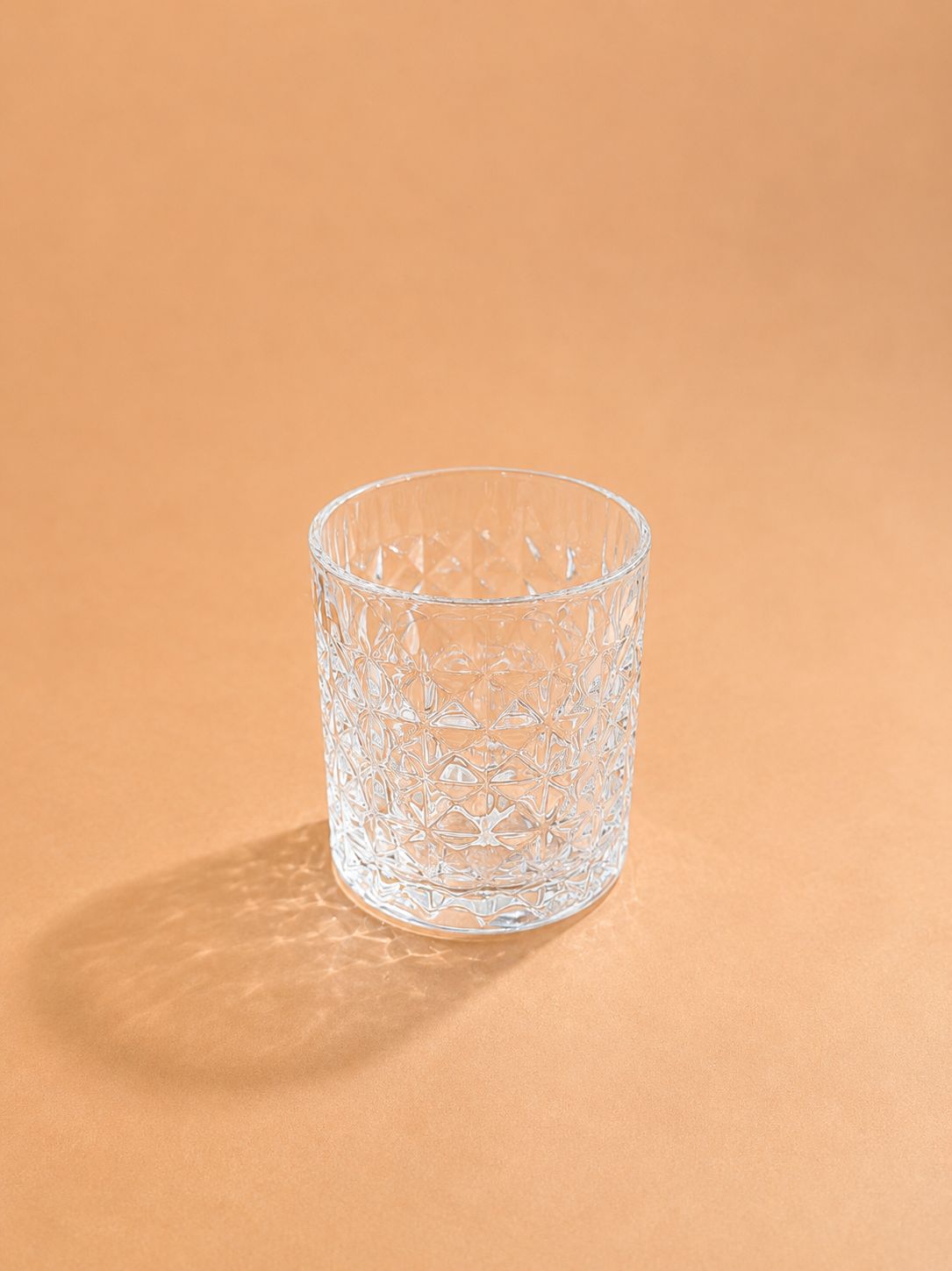 Royal Diamond Crystal Tumbler Set – 350ml (Set of 6)