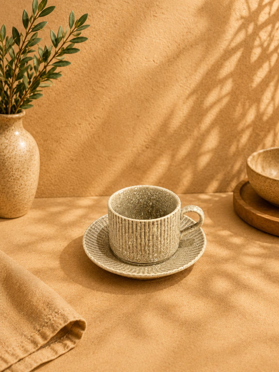 Rustic Stone 6x6-Piece Coffee Set