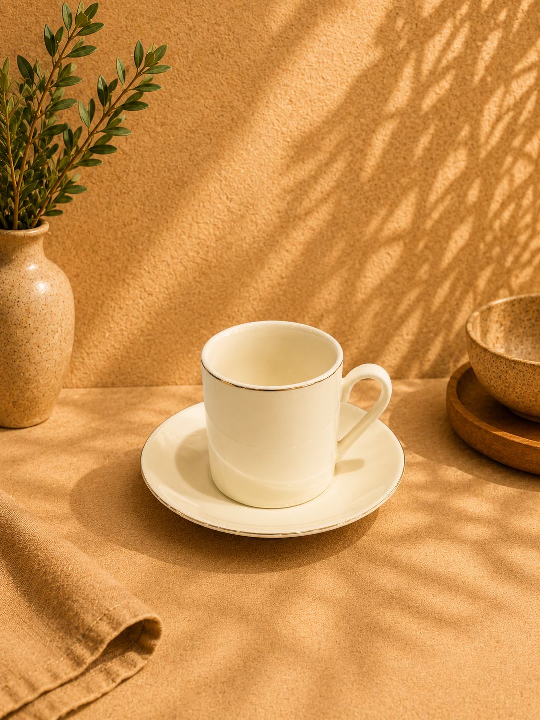 Minimal Luxe Gold Coffee Set – 6x6