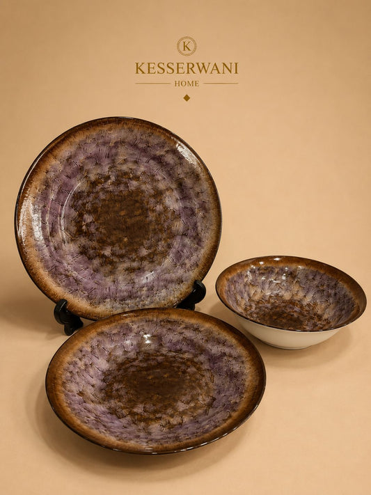 Amethyst Glow 14-Piece Dinner Set