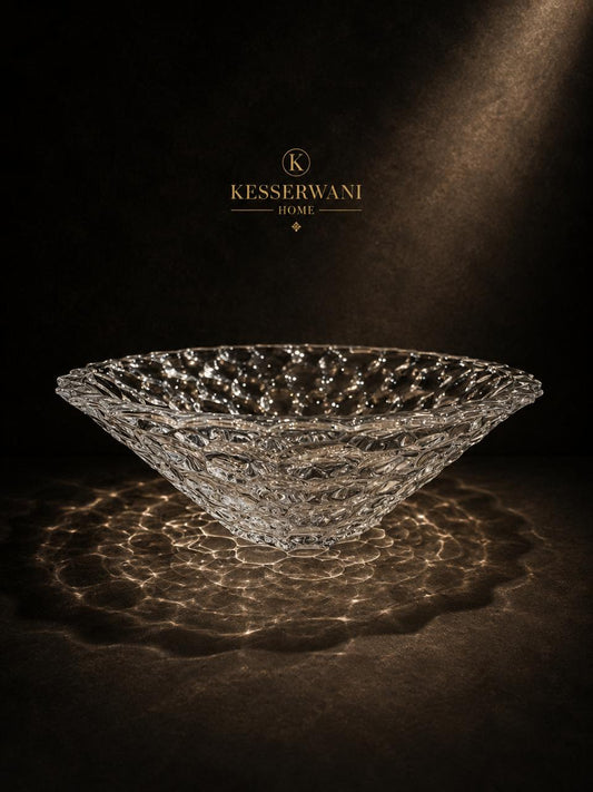 Crystal Wave Serving Bowl