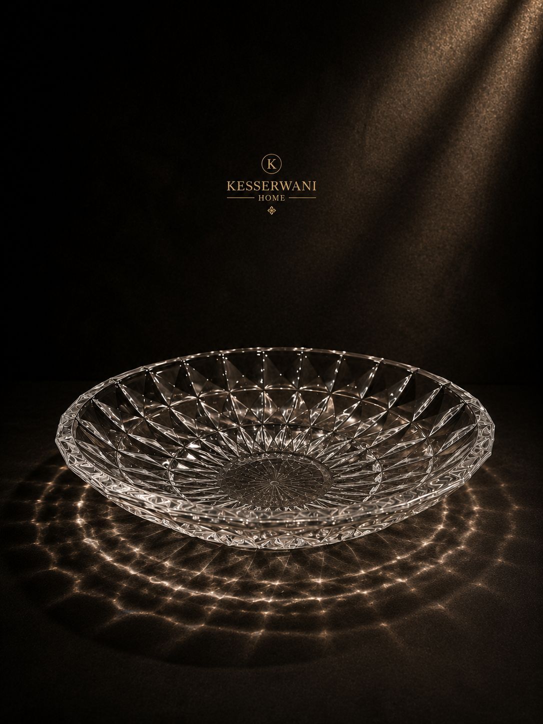 Crystal Radiance Serving Plate
