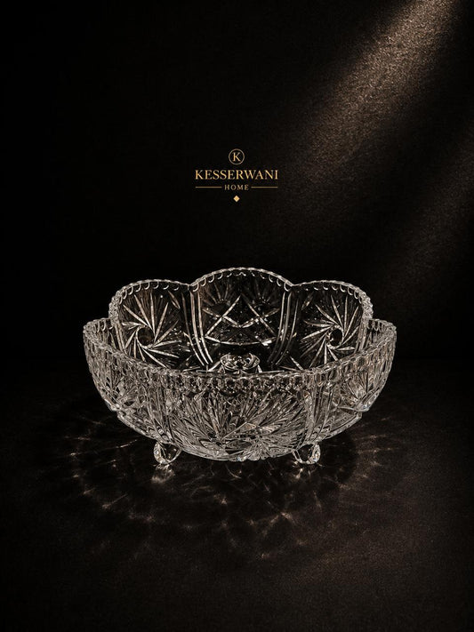Imperial Footed Crystal Bowl