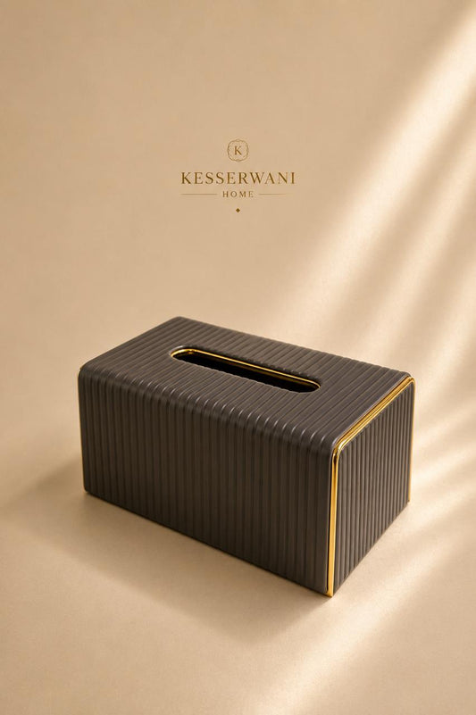 Noir Line Luxe Tissue Box