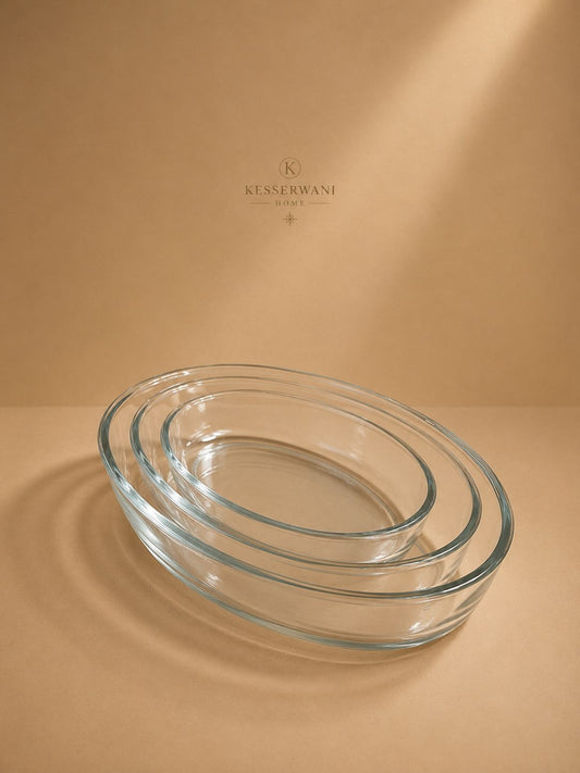 Borosilicate Glass Baking Dish Set – 3PCS