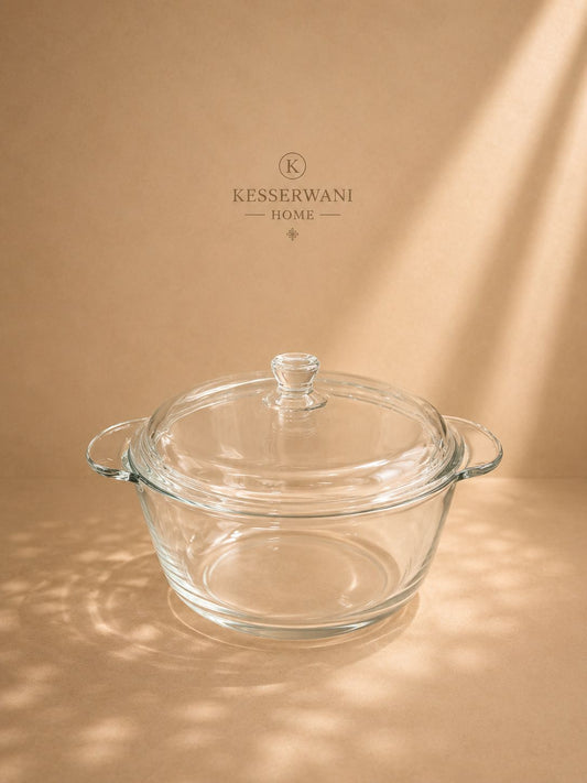 Heat Resistant Glass Cooking Pot – 2L