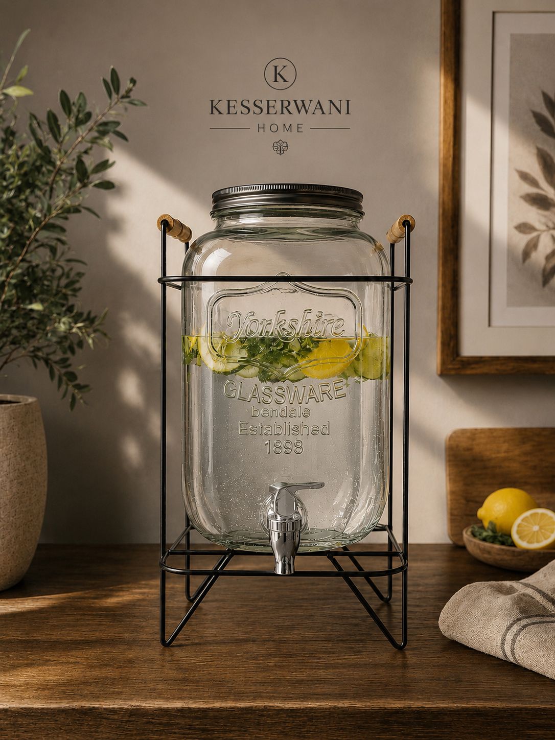 Glass Beverage Dispenser